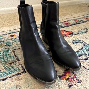 Bershka black ankle boots
